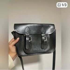 cambridge satchel company‎ silver glitter satchel